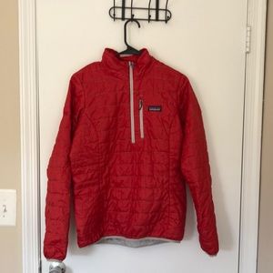 Patagonia red puffer jacket